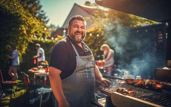 Ruben backyard grilling
